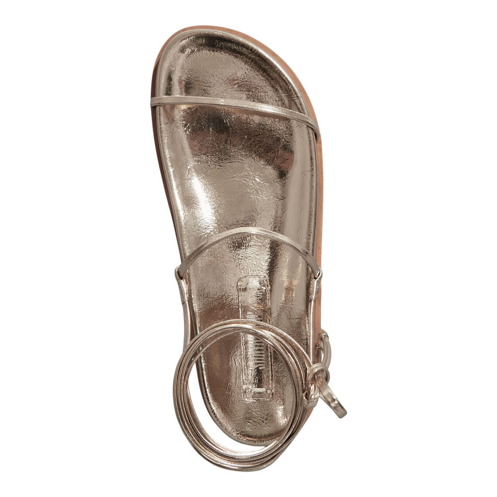 Papete Santa Lolla Dourada Metalizada Amarração