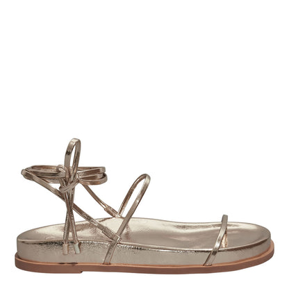 Papete Santa Lolla Dourada Metalizada Amarração