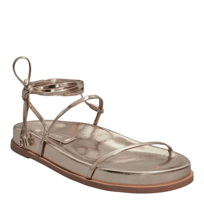 Papete Santa Lolla Dourada Metalizada Amarração