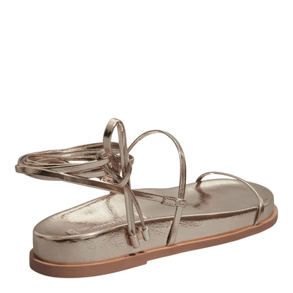 Papete Santa Lolla Dourada Metalizada Amarração