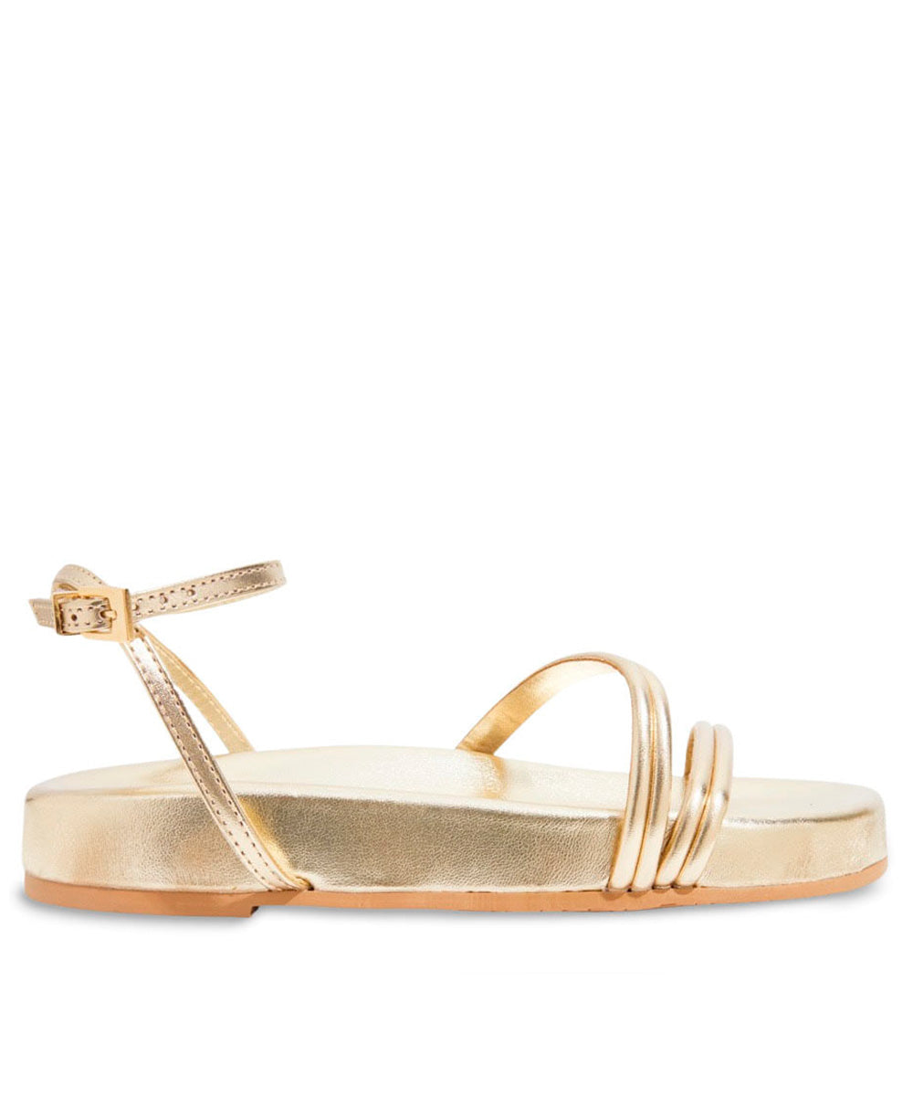 Papete Santa Lolla Dourada Metalizada