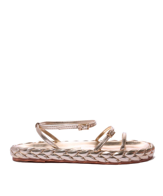 Papete Santa Lolla Dourado Metaiizado