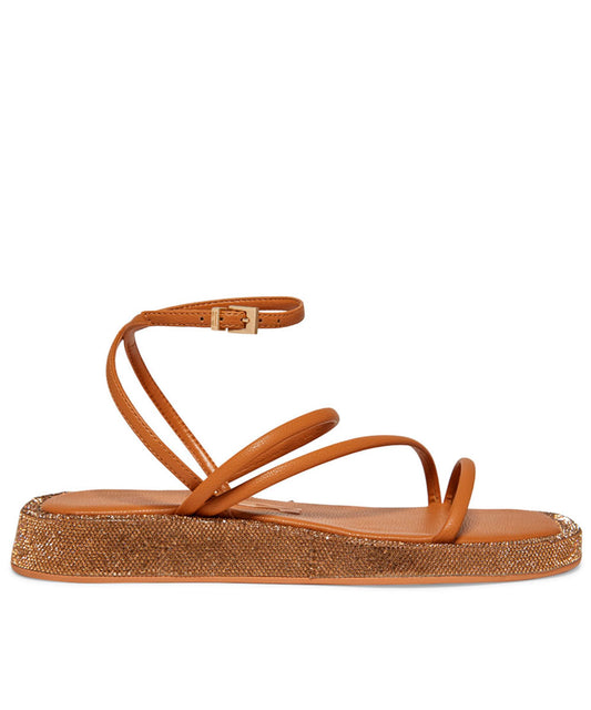 Papete Santa Lolla Lux Ambar Strass Tiras