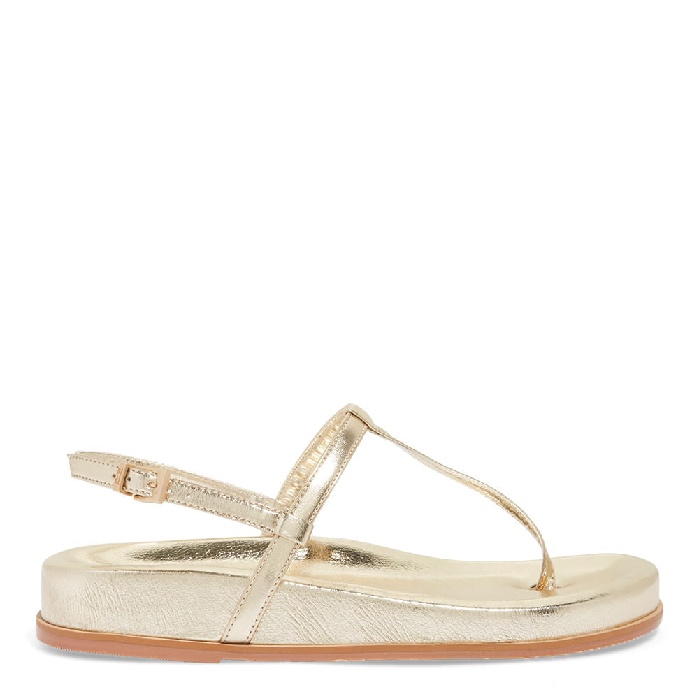 Papete Santa Lolla Metalizada Dourada