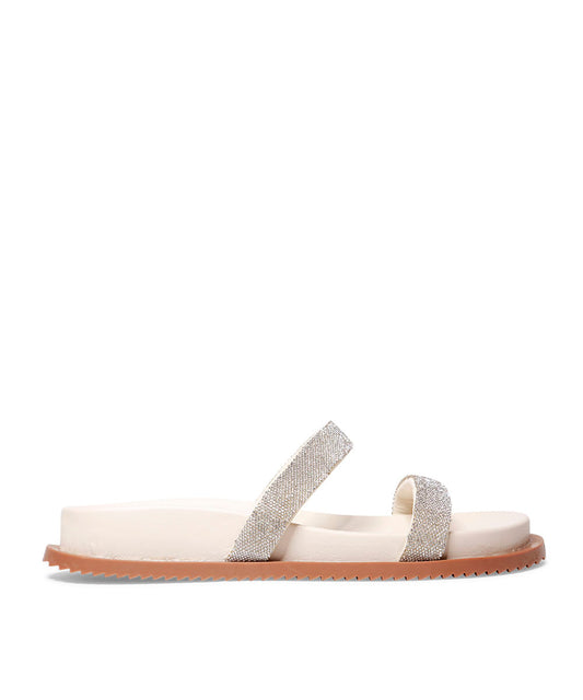 Papete Santa Lolla Off White Strass