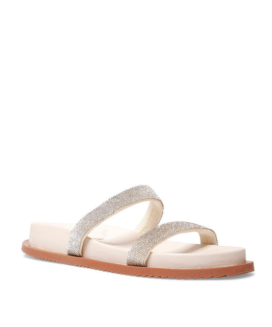 Papete Santa Lolla Off White Strass