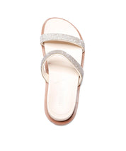 Papete Santa Lolla Off White Strass