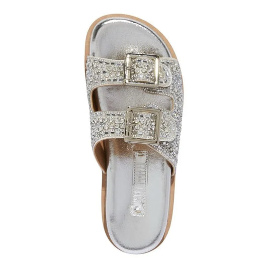 Papete Santa Lolla Prata Metalizada Pedraria