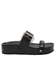 Papete Santa Lolla Preta Rebites e Strass