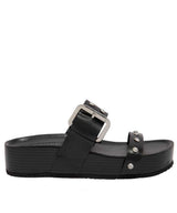 Papete Santa Lolla Preta Rebites e Strass