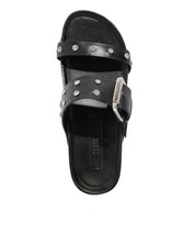 Papete Santa Lolla Preta Rebites e Strass