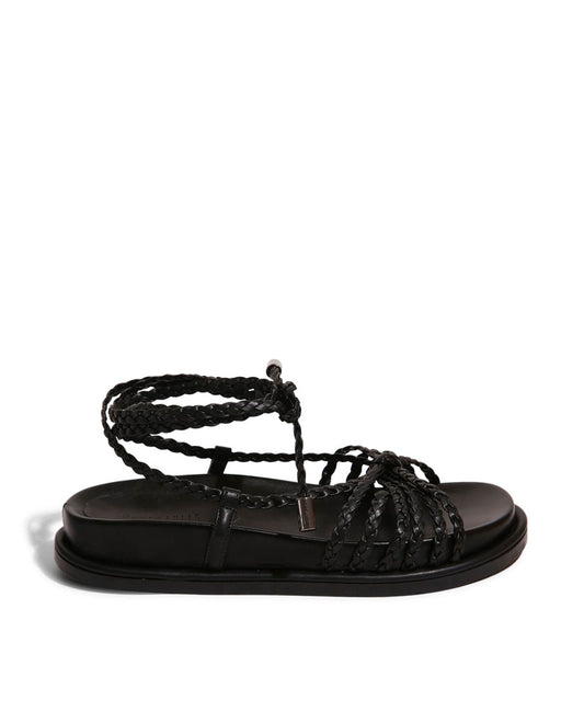 Papete Santa Lolla Preta Tiras Amarração