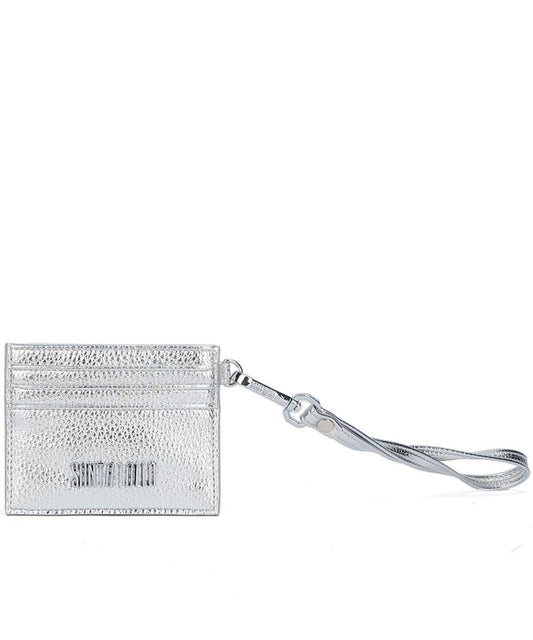 Porta Cartão Santa Lolla Prata Metalizado