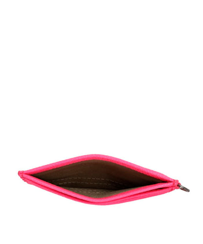 Porta Cartão Santa Lolla Rosa Neon Alça Mão