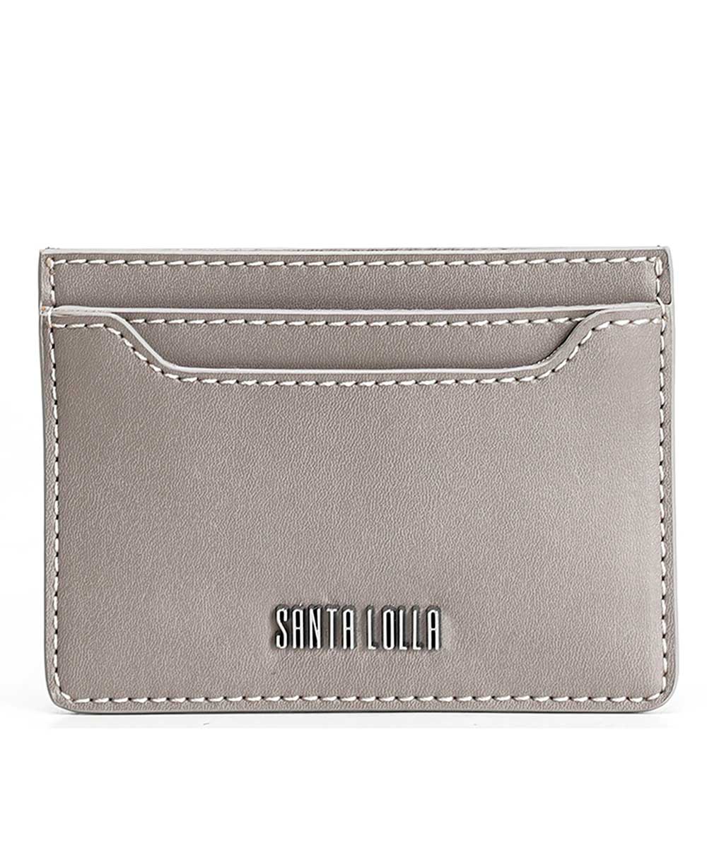 Portão Cartão Santa Lolla Cinza Pesponto