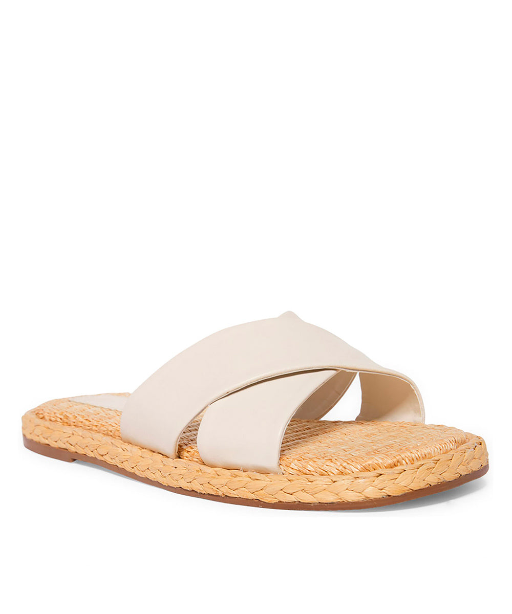 Rasteira Espadrilhe Santa Lolla Off White