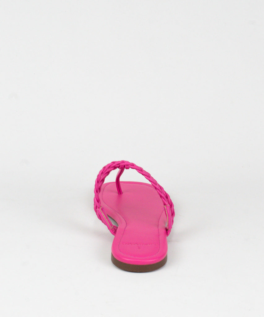 Rasteira La Femme Pink Tiras Tramadas - 52.122