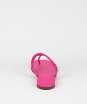 Rasteira La Femme Pink Tiras Tramadas - 52.122