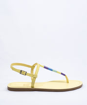 Rasteira Santa Lolla Amarela Ornamentos - 0356.2D30.0002.02BB