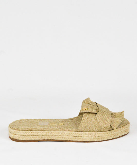 Rasteira Santa Lolla Bege Espadrille Tecido - 037F.271C.029F.0043