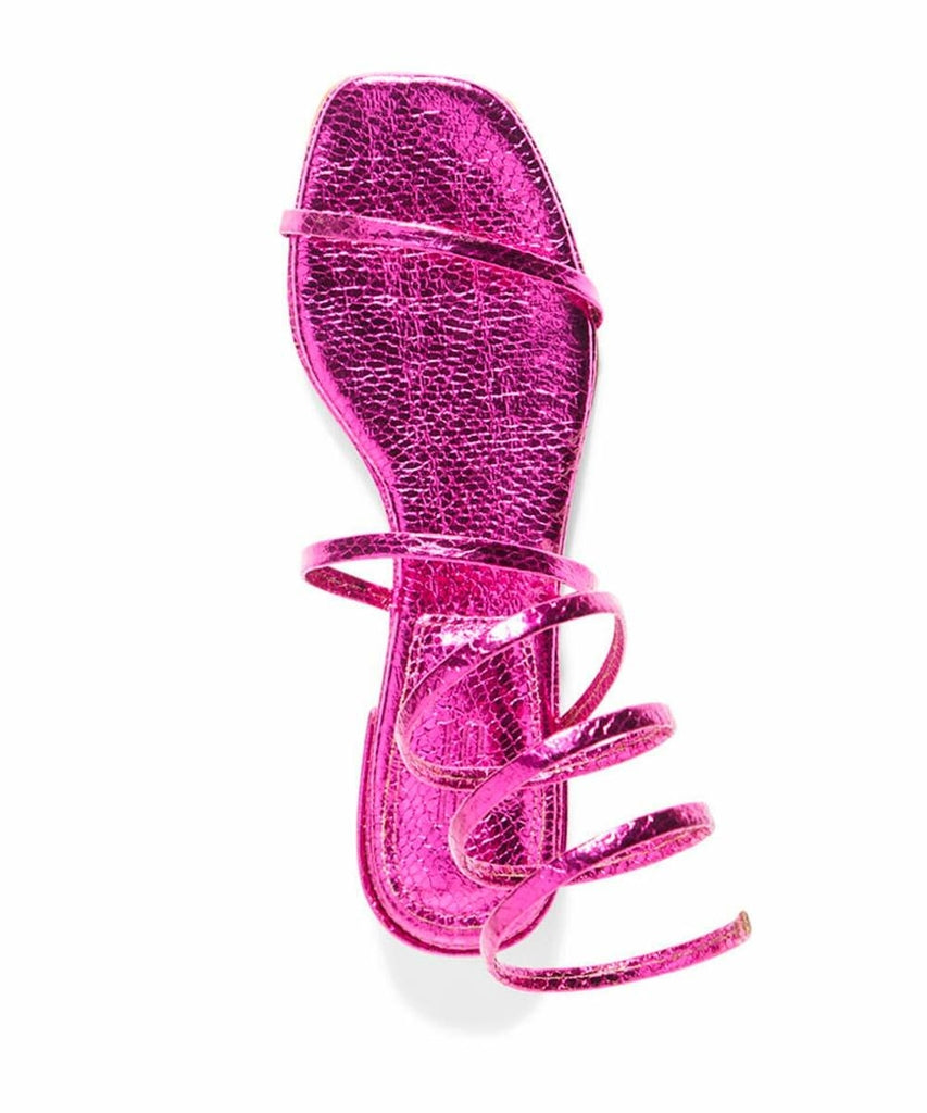 Rasteira Santa Lolla Cobra Cristal Pink Espiral