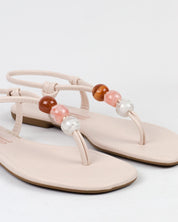 Rasteira Santa Lolla Esferas Creme