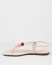Rasteira Santa Lolla Esferas Creme