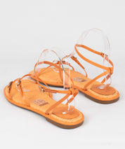 Rasteira Santa Lolla Hot Peach Tramada - 0554.3483.0151.0308