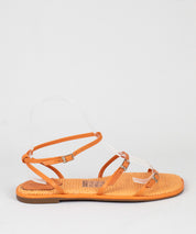 Rasteira Santa Lolla Hot Peach Tramada - 0554.3483.0151.0308