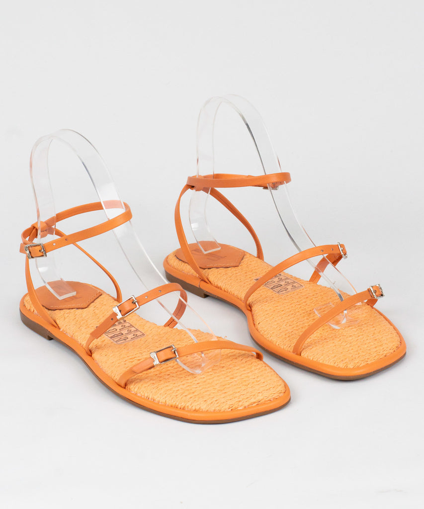 Rasteira Santa Lolla Hot Peach Tramada - 0554.3483.0151.0308