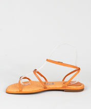 Rasteira Santa Lolla Hot Peach Tramada - 0554.3483.0151.0308