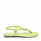 Rasteira Santa Lolla Lemon Corda Esferas