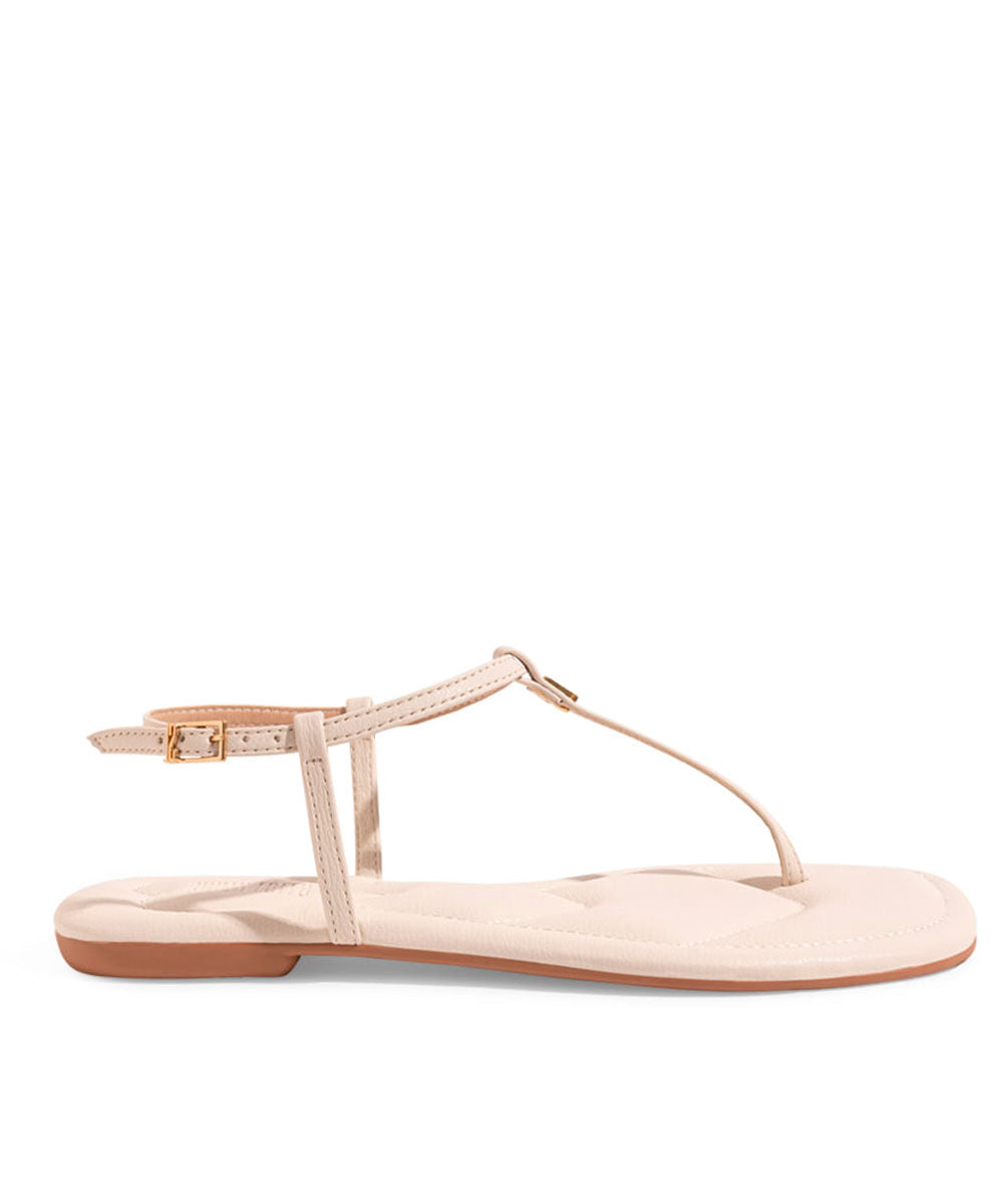 Rasteira Santa Lolla Lux Off White