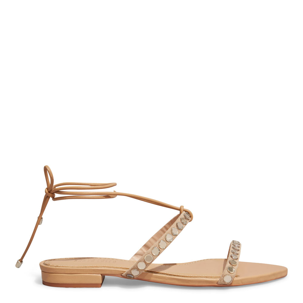 Rasteira Santa Lolla Nude Amarração 