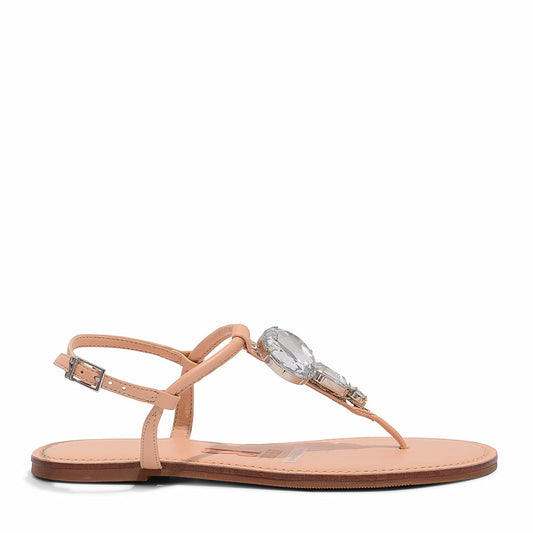 Rasteira Santa Lolla Nude Pedraria