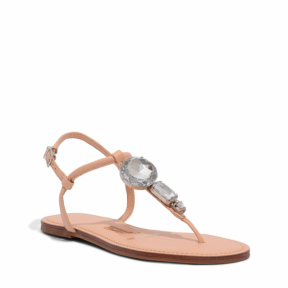 Rasteira Santa Lolla Nude Pedraria