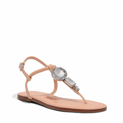 Rasteira Santa Lolla Nude Pedraria