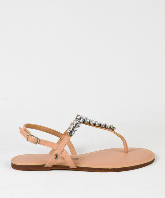 Rasteira Santa Lolla Nude Pedras - 0551.345E.018A.00B3