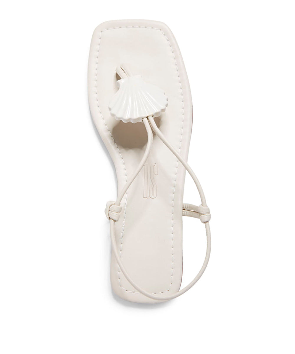 Rasteira Santa Lolla Off White Concha