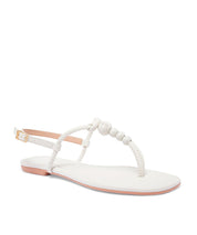 Rasteira Santa Lolla Off White Lux Esferas
