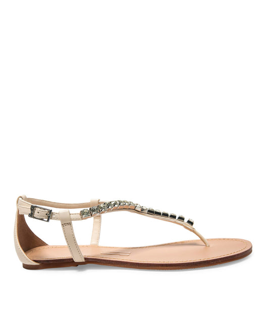 Rasteira Santa Lolla Off White Pedraria