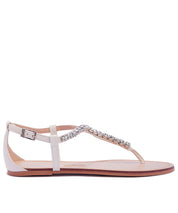 Rasteira Santa Lolla Off White Pedraria