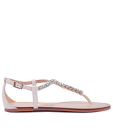 Rasteira Santa Lolla Off White Pedraria