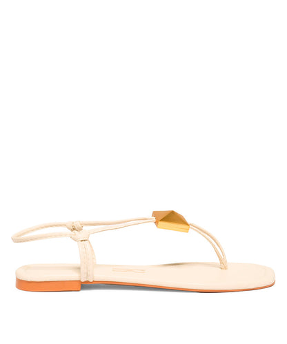 Rasteira Santa Lolla Off White Placa