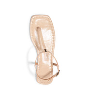 Rasteira Santa Lolla Off White Verniz