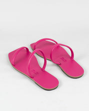 Rasteira Santa Lolla Pink Couro