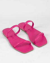 Rasteira Santa Lolla Pink Couro