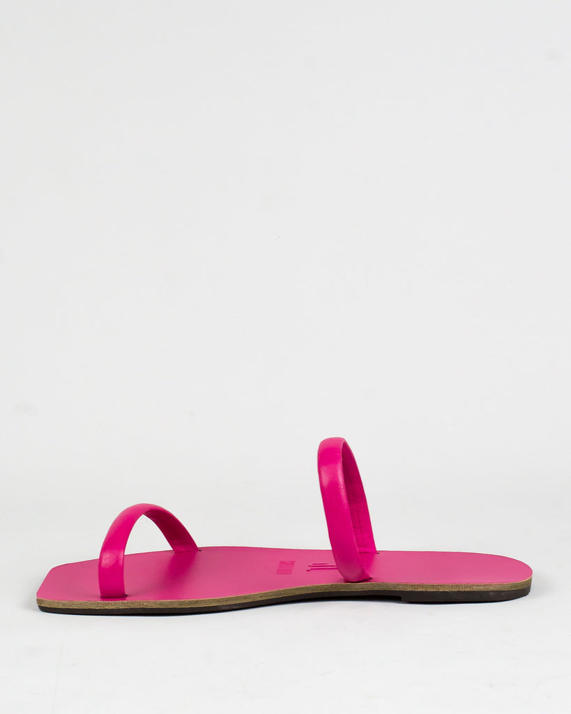 Rasteira Santa Lolla Pink Couro