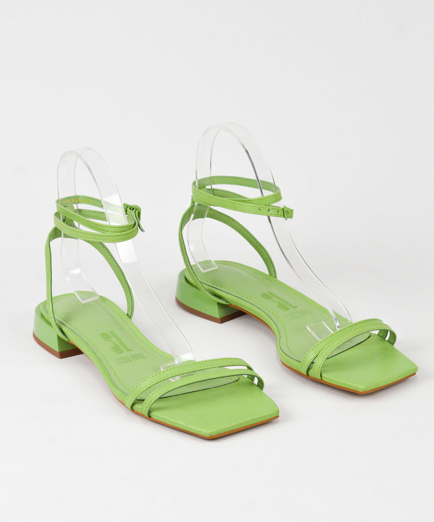 Rasteira Santa Lolla Pistache Tiras Finas - 0442.2915.0002.0033