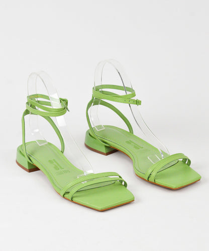 Rasteira Santa Lolla Pistache Tiras Finas - 0442.2915.0002.0033